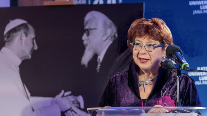 Susannah Heschel Speaking in Poland